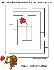 Thanksgiving Turkey Maze