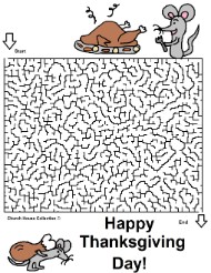 Hard Thanksgiving Maze