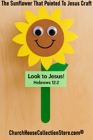 Sunflower Bible Craft