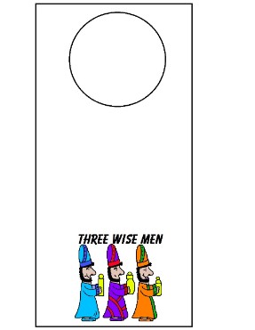 Three Wise Men Doorknob Hanger