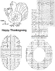Thanksgiving Turkey  Eating Corn Maze