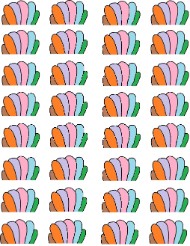 Turkey Feathers Template