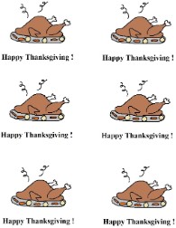 Turkey Dinner Template