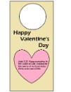 Valentine's Day Crafts for Sunday school Doorknob hanger