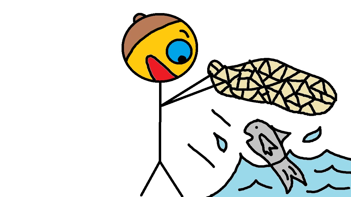 Parable Of The Net - Coffee Filter Fish