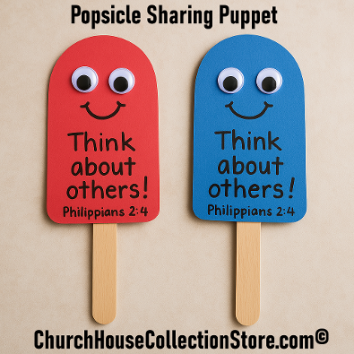 Popsicle Bible Craft Think About Others