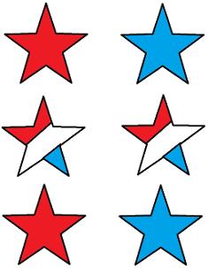 Fourth of July Star Template | Sunday School Crafts For The Fourth Of July | Church House Collection